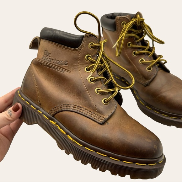 Dr. Marten RARE 939 Ben Boot Made In England Leather Lace Up Hiking Boots Brown - Picture 13 of 13